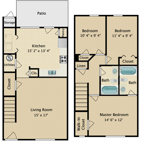 1200 Hickory Hollow Terrace 2-3 Beds Apartment, Affordable for Rent - Photo Gallery 26